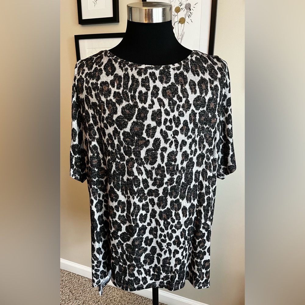 Lane Bryant leopard print shirt